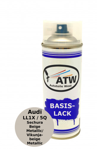 Autolack für Audi LL1X / 5Q Sechura Beige Metallic / Vikunjabeige Metallic